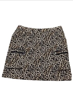 Zenergy By Chicos Cheetah Print Golf Skort Size 0.5 (S/6)
